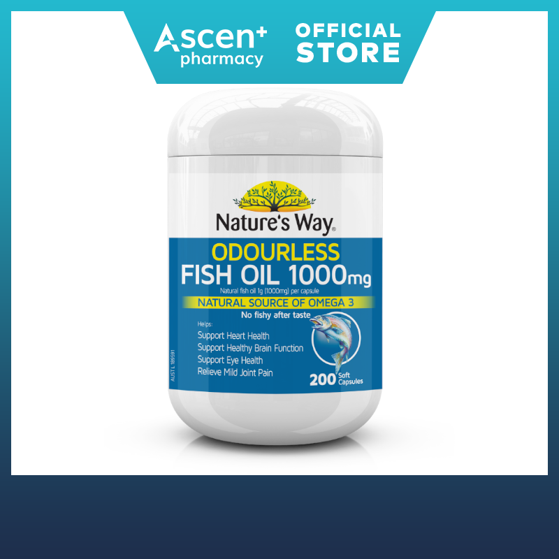 Nature's Way Adults Odourless Fish Oil [100s]