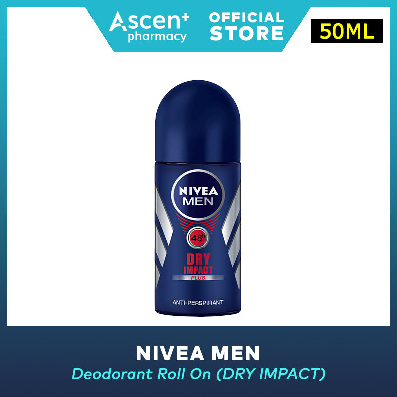 NIVEA Deodorant Roll On (Men) [50ml] Dry Impact