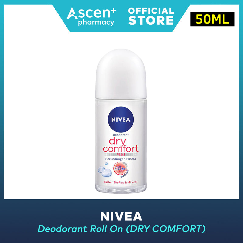 NIVEA Deodorant Roll On (Women) [50ml] Dry Comfort