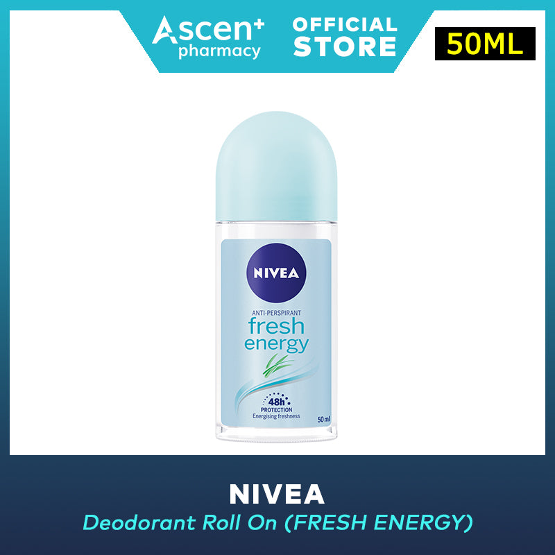 NIVEA Deodorant Roll On (Women) [50ml] Energy Fresh