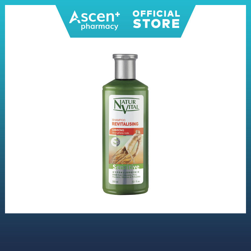 NATURVITAL Sensitive Revitalising Shampoo [300ml] Ginseng