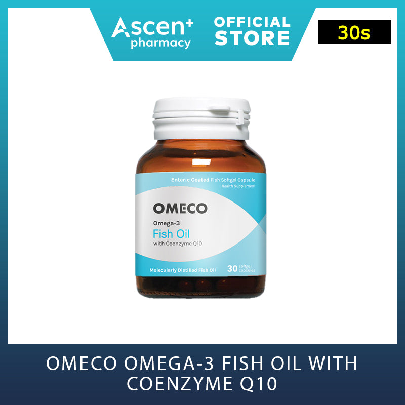 OMECO Omega-3 鱼油含辅酶 Q10