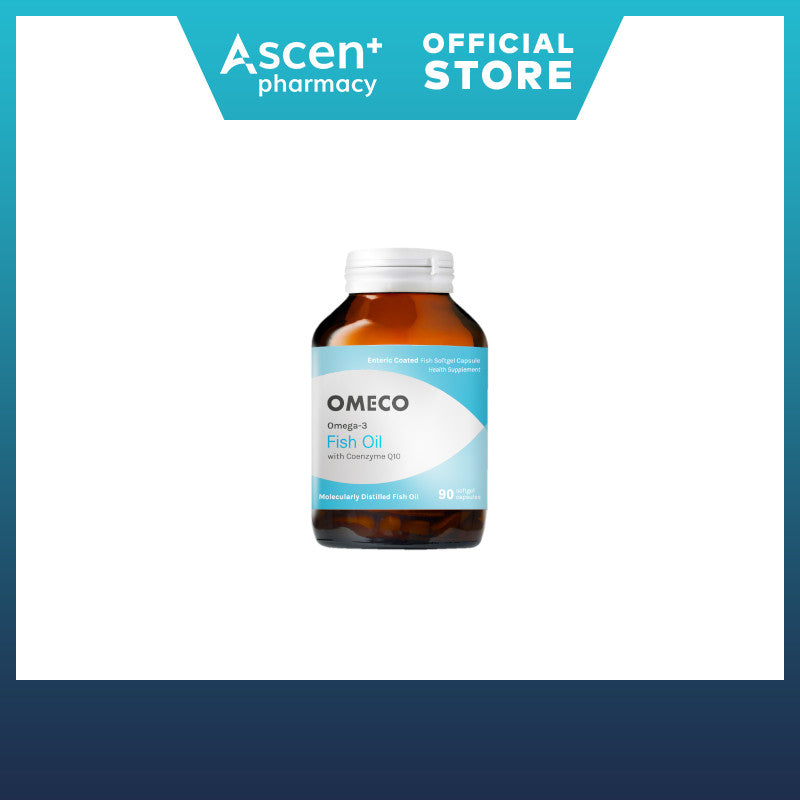 OMECO Omega-3 Fish Oil with Coenzyme Q10