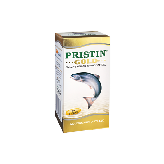 Pristin Gold Omega-3 鱼油软胶囊 [1200 毫克]