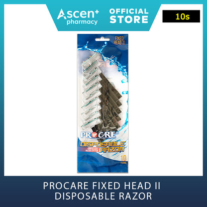 Procare Fixed Head II Razor 10s