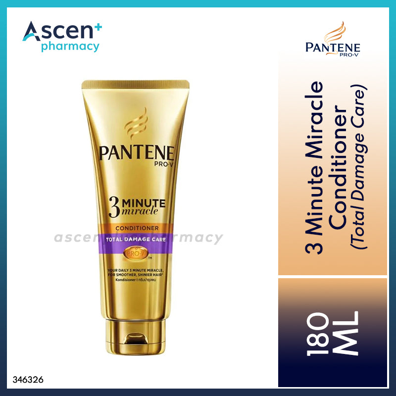 PANTENE 3 Minute Miracle Conditioner [180ml] Total Damage Care