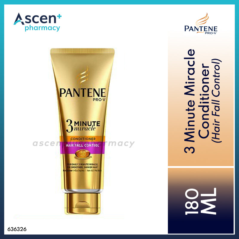 PANTENE 3 Minute Miracle Conditioner [180ml] Hair Fall Control