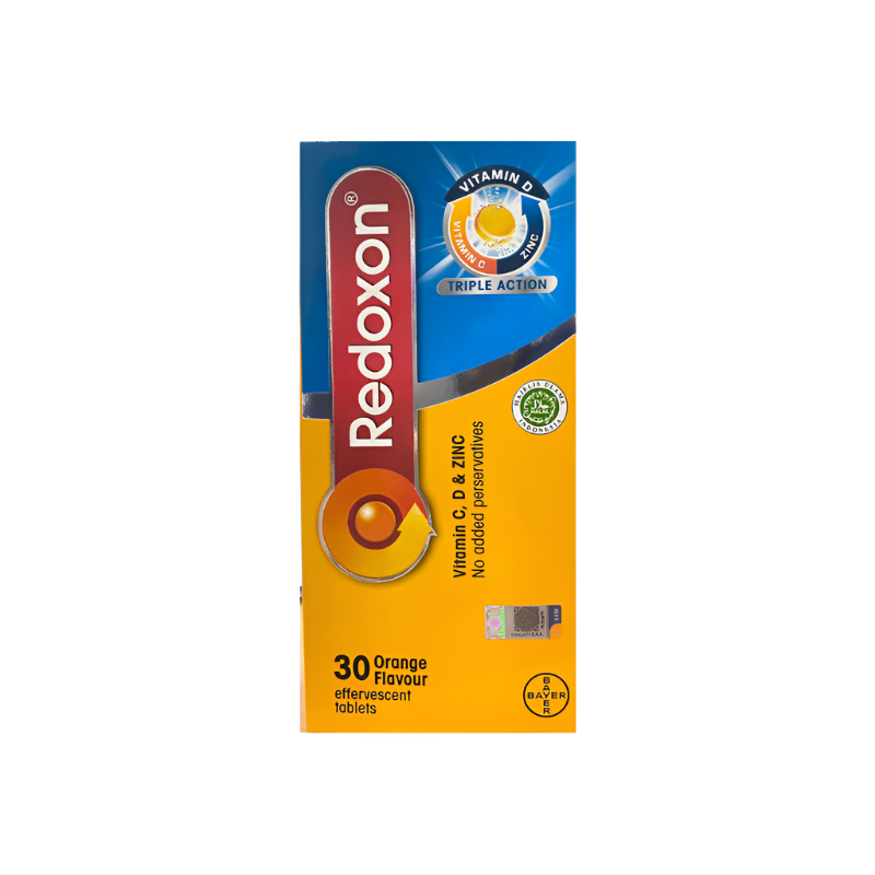 Redoxon Triple Action with Vitamin C 1000mg & Vitamin D + Zinc Effervescent (Orange)