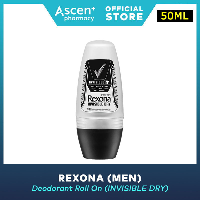 REXONA Deodorant Roll On (Men) [50ml] - Invisible Dry
