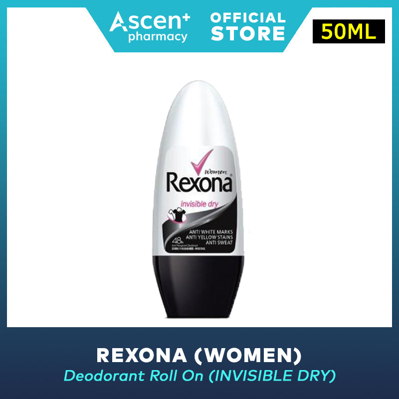 REXONA Deodorant Roll On (Women) [50ml] - Invisible Dry