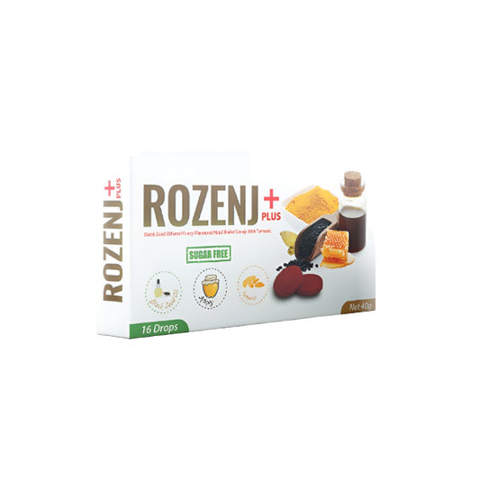 ROZENJ Plus 黑籽蜂蜜姜黄无糖 [16 粒]