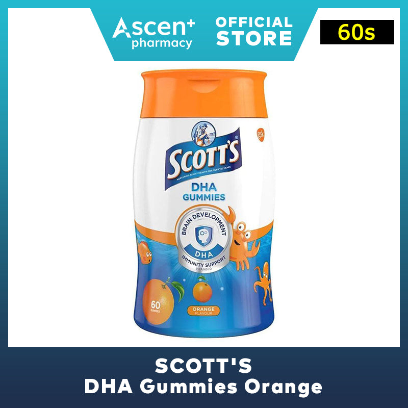 SCOTT'S DHA Gummies Orange [60s]