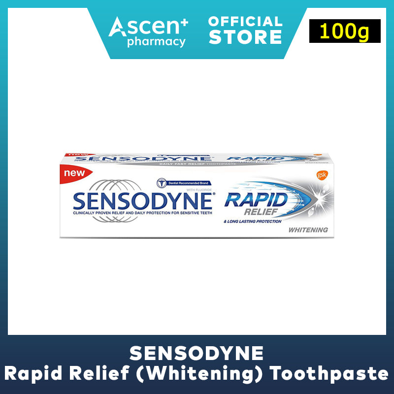 SENSODYNE Toothpaste Rapid Relief (Whitening) [100g]