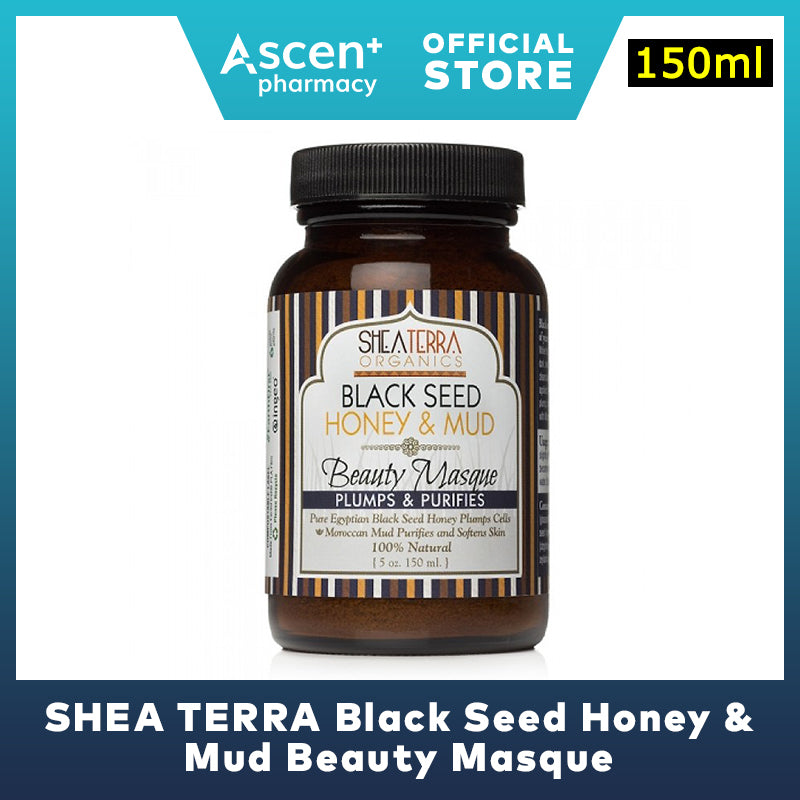 SHEA TERRA Black Seed Honey & Mud Beauty Masque [150ml]