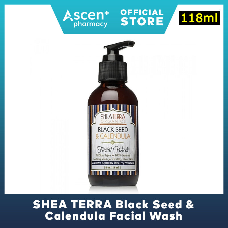 SHEA TERRA Black Seed & Calendula Facial Wash [118ml]