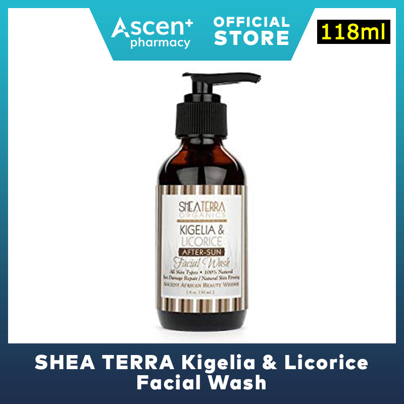 SHEA TERRA Kigelia & Licorice Facial Wash [118ml]