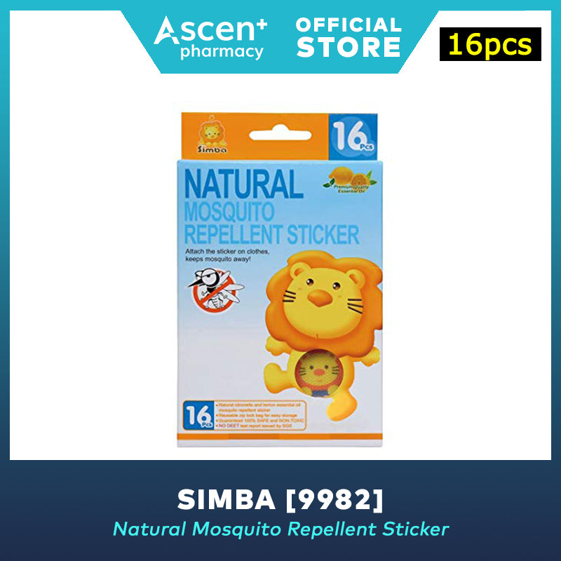 SIMBA 9982 | Natural Mosquito Repellent Sticker [16s]