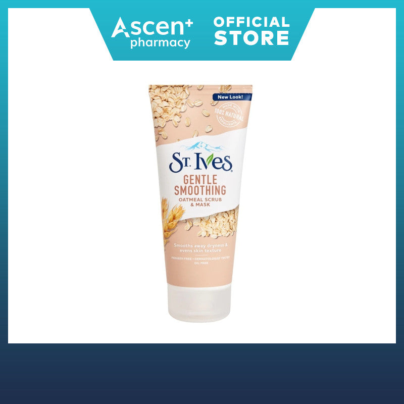 ST.IVES Gentle Smoothing Oatmeal Face Scrub & Mask [170g]
