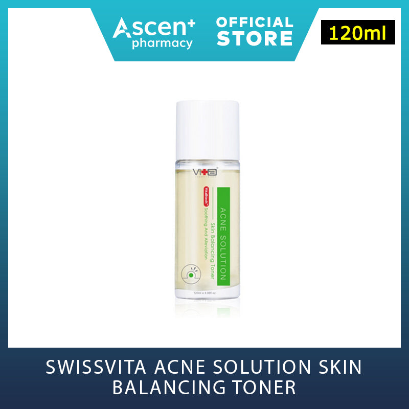 SWISSVITA Acne Solution Skin Balancing Toner [120ml]
