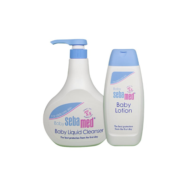 SEBAMED Baby Liquid Cleanser [500ml FOC Lotion 100ml]