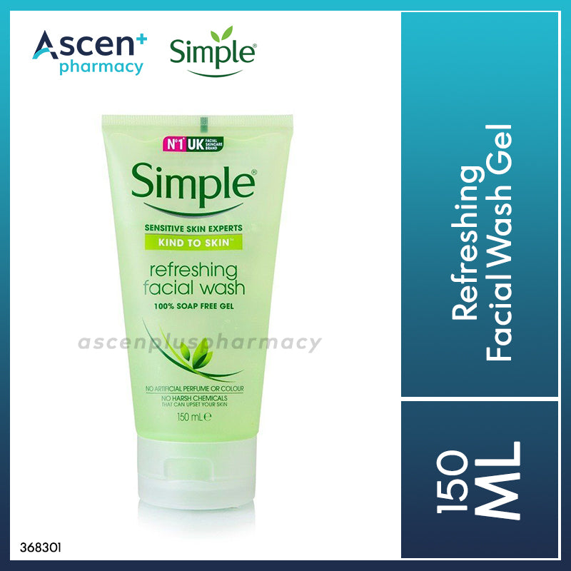 SIMPLE Refreshing Facial Wash Gel [150ml]