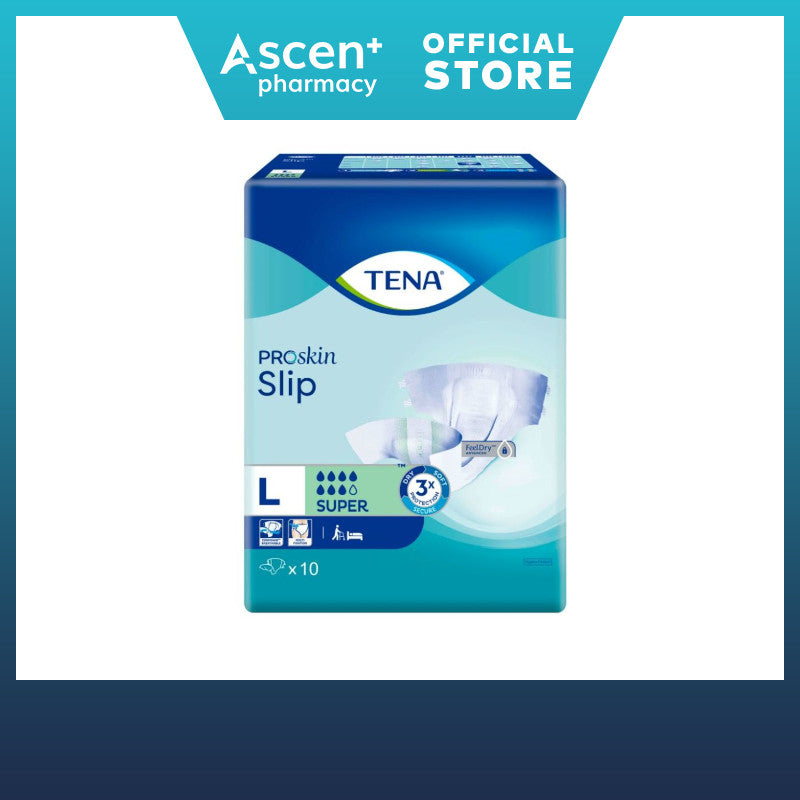 TENA Proskin Slip 超级成人纸尿裤 L [10 片]