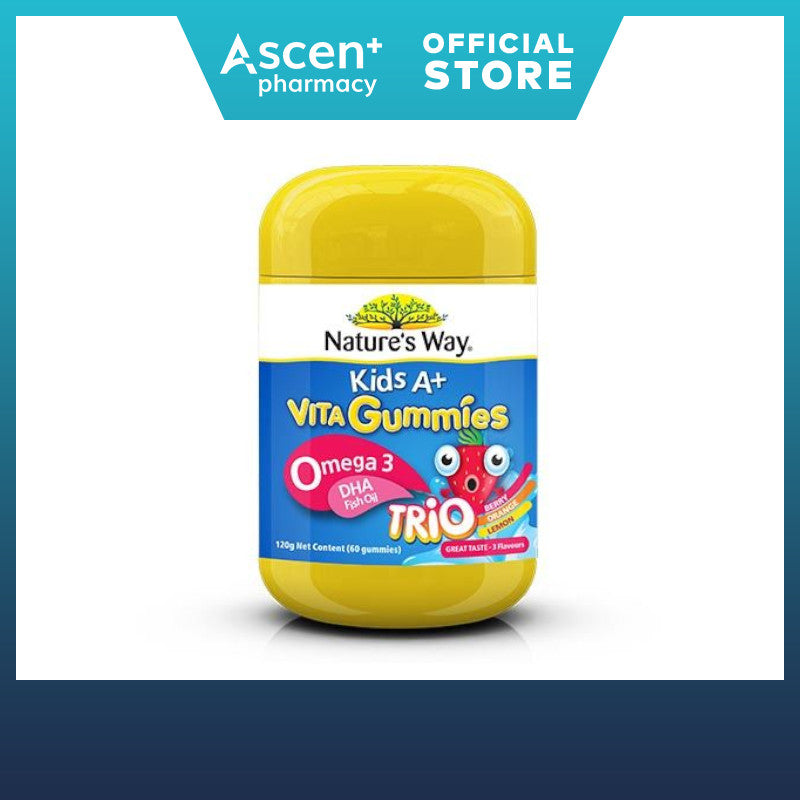 NATURE'S WAY Kids A+ Vita Omega 3 Gummies [60s]