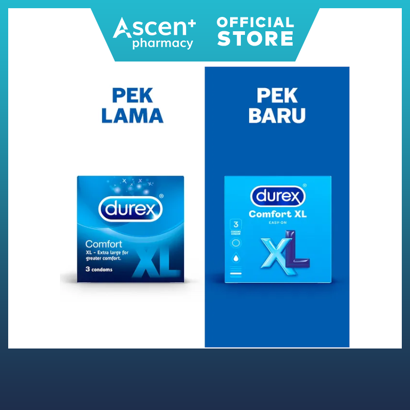 DUREX Comfort XL Condoms [3s]
