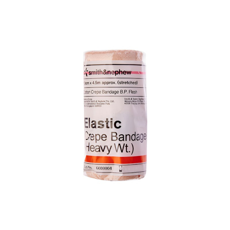 SMITH & NEPHEW Elastic Crepe Bandage Heavy Wt. [5cm/7.5cm/10cm/15cm]