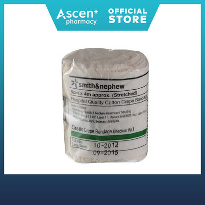 SMITH & NEPHEW Elastic Crepe Bandage Medium Wt. [5cm/7.5cm/10cm/15cm]