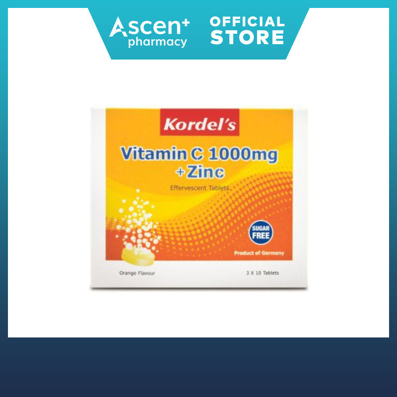 KORDEL'S Vitamin C 1000mg + Zinc [30s]