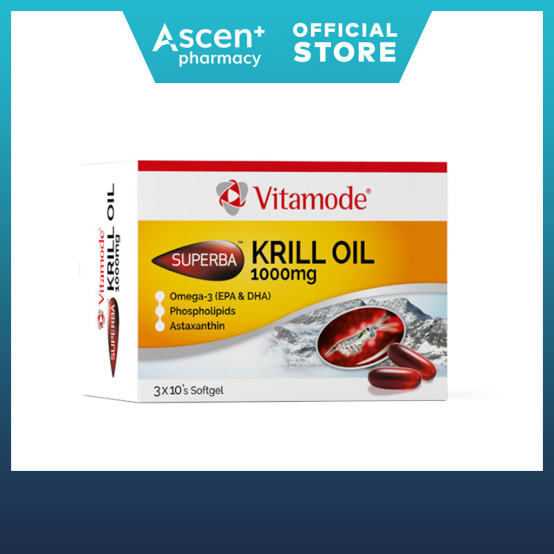 VITAMODE Krill Oil 1000mg Softgel [30s]