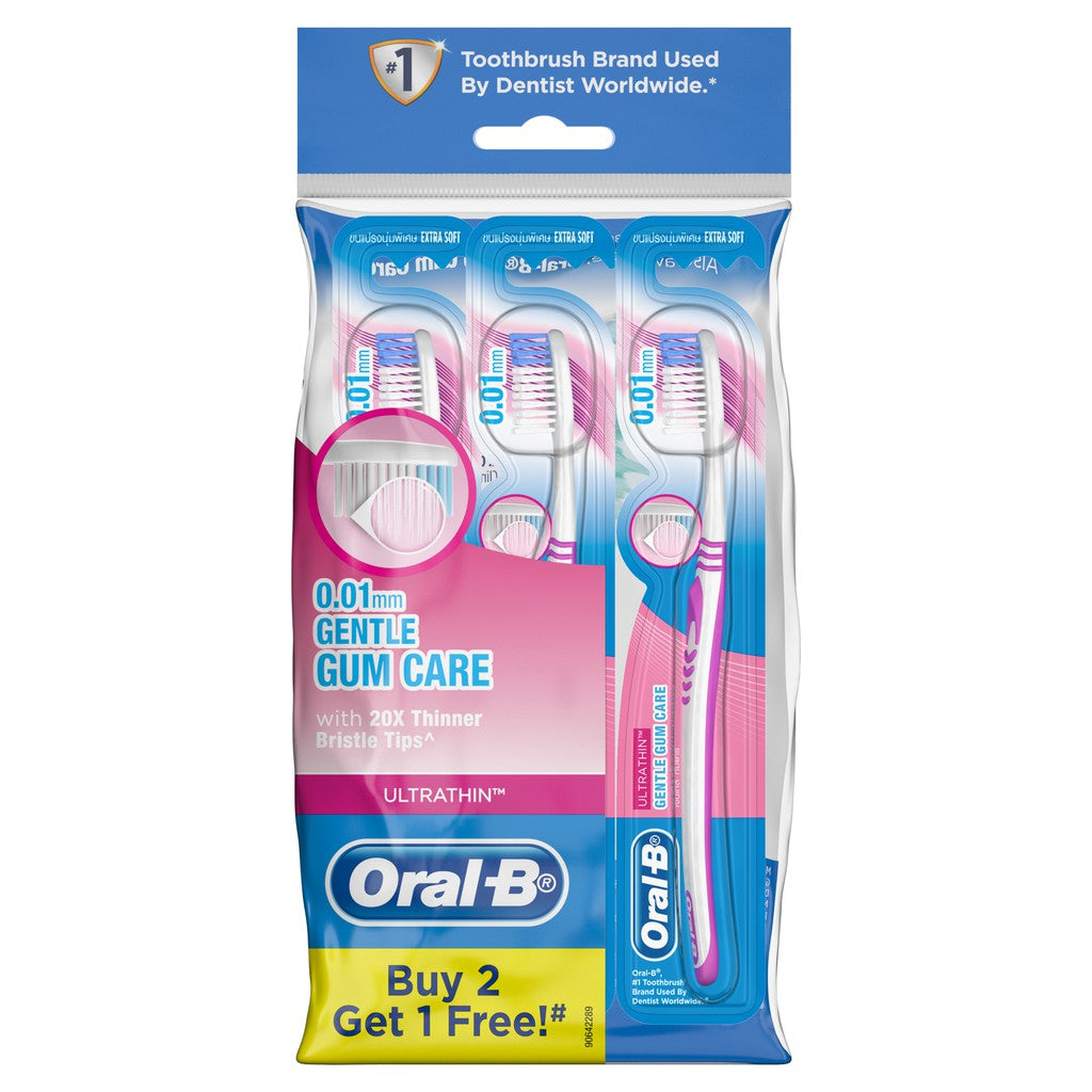 ORAL B 牙刷超薄温和牙龈护理单支/B2F1/B3F2